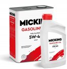 Micking Моторное масло Micking Gasoline Oil MG1 5W-40 акция 4+1, 5 л