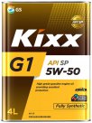Kixx Моторное масло Kixx G1 SP 5W-50, 4 л