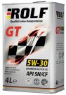 ROLF Моторное масло ROLF GT SAE 5W-30, 4 л