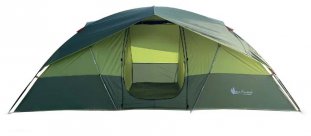 MimirOutDoor Палатка туристическая 4 местная MirCamping 1100 с тамбуром и двумя комнатами для отдыха на природе