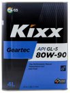 Kixx Трансмиссионное масло Kixx Geartec GL-5 80W-90, 4 л