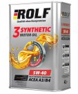 ROLF Моторное масло ROLF 3-SYNTHETIC 5W-30, 4 л